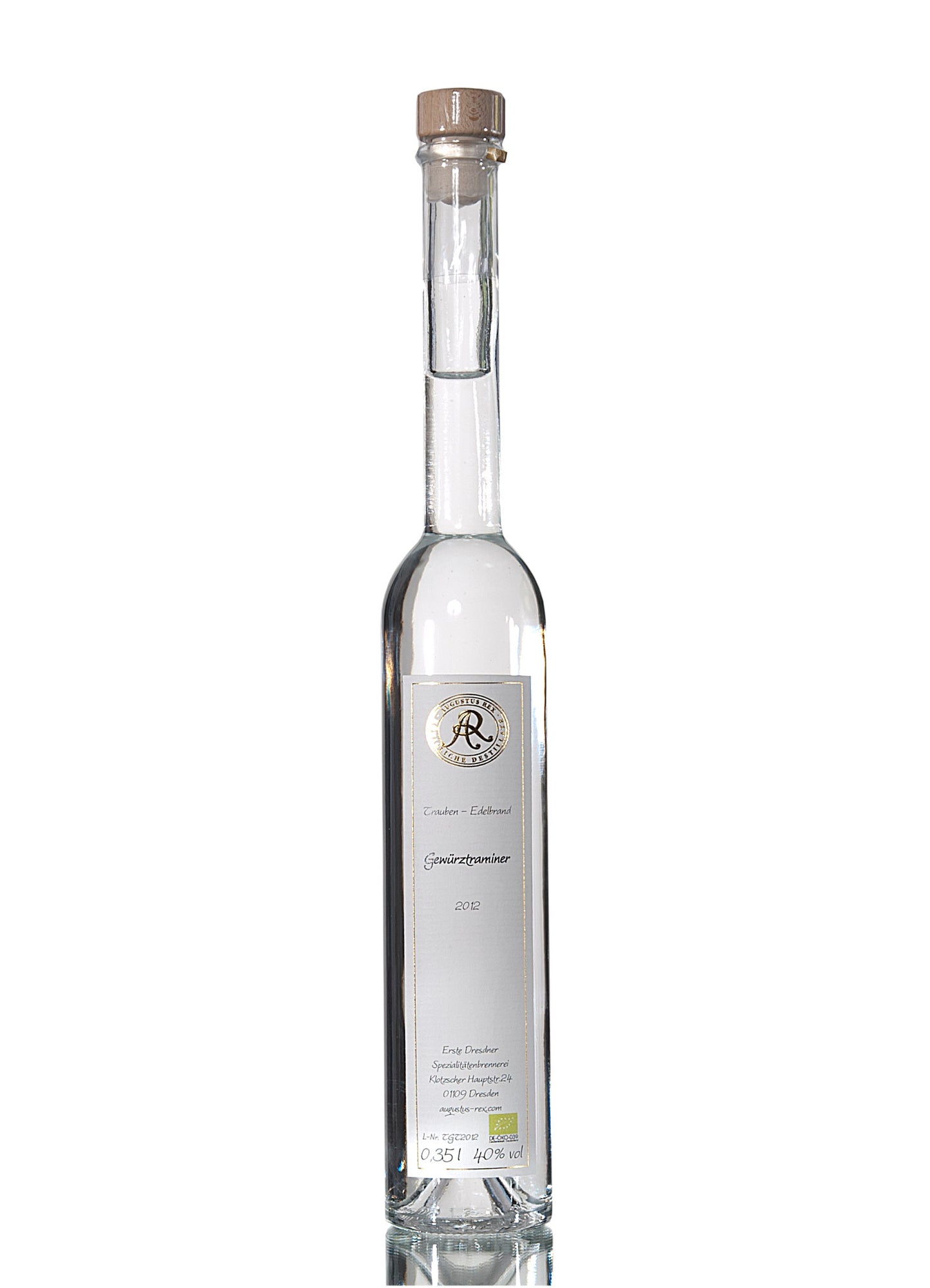 Gewürztraminer Trauben Edelbrand, 13 Jahre gereift